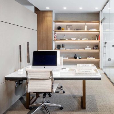 Treefrog Veneer 60416 Walnut Groove - office area