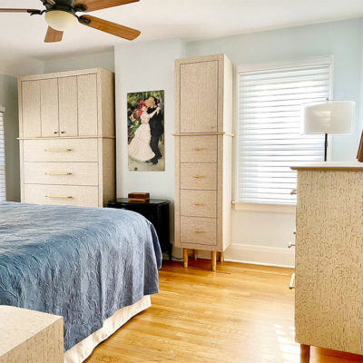 Treefrog Veneer 62807 Silver Ash Figured – Burke Millwork Bedroom Suite