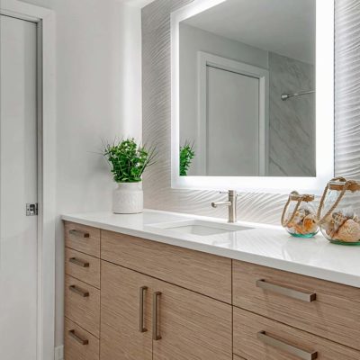 Treefrog 64717 Ash Lati Groove - Clearwater Oceanfront Renovation by Adina Hall Design - bathroom